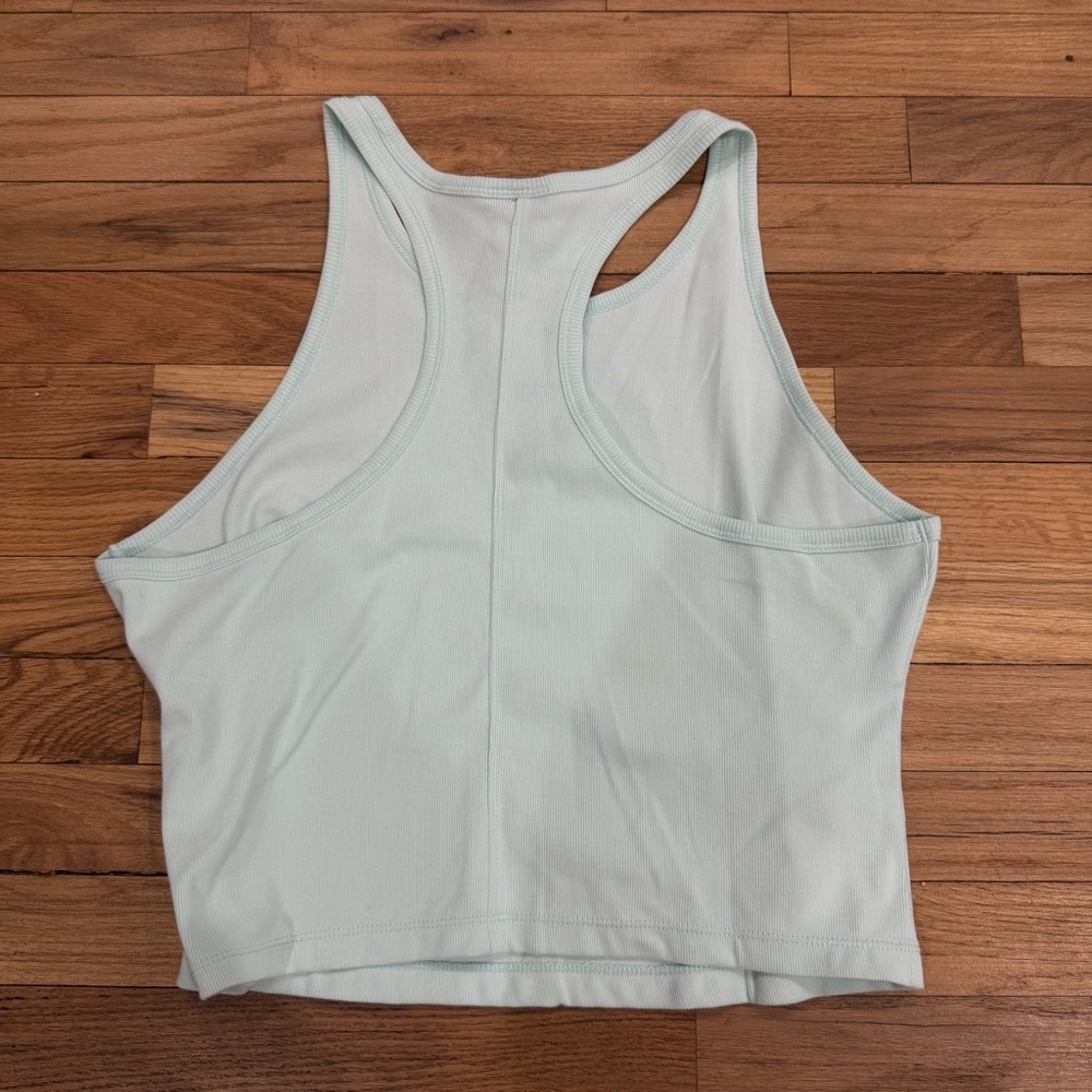 Jordan Women’s Essentials Teal Mint Ribbed Active Tank Top Sz XL NWT - Picture 4 of 5